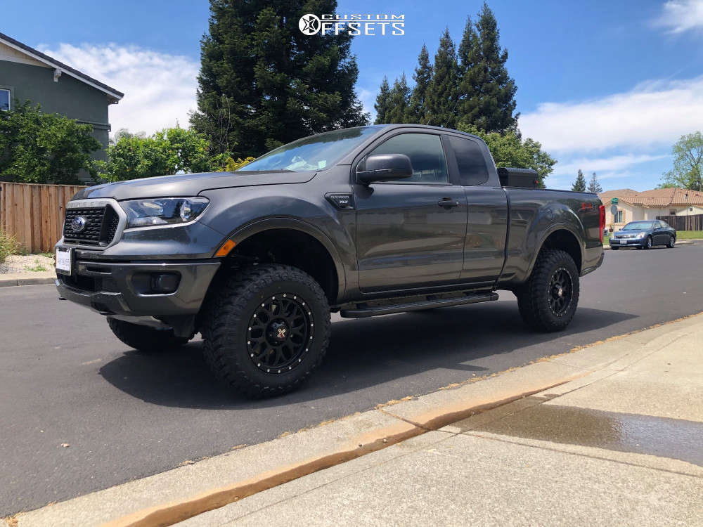 2020 Ford Ranger with 17x8.5 18 DX4 Gear and 265/70R17 Atturo